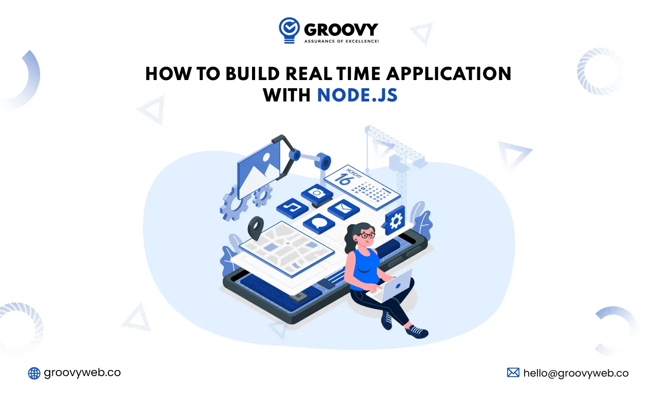 how to build real time application with node.js