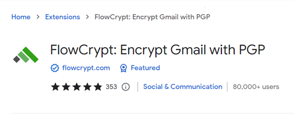 FlowCrypt Chrome extension