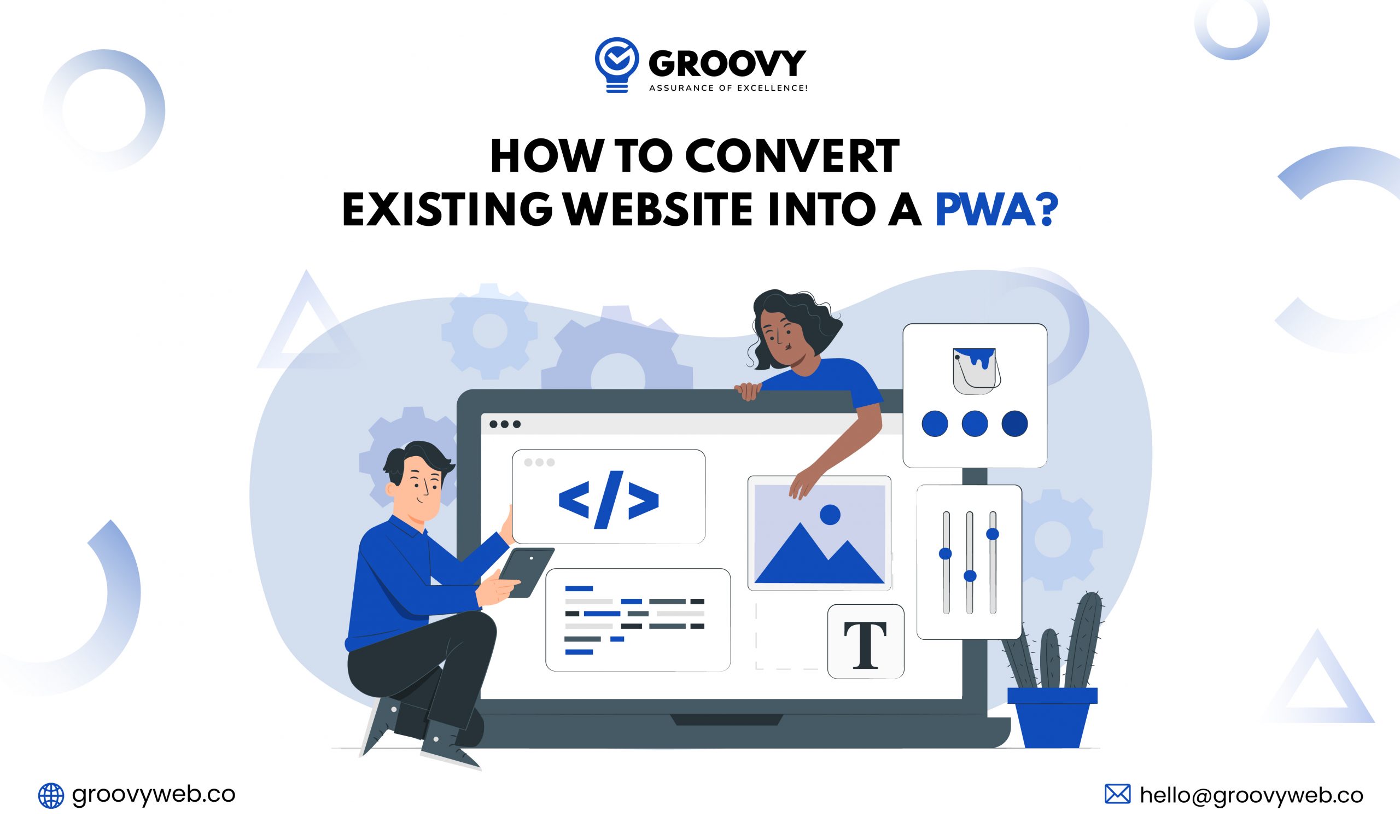 how to convert existing website into a pwa
