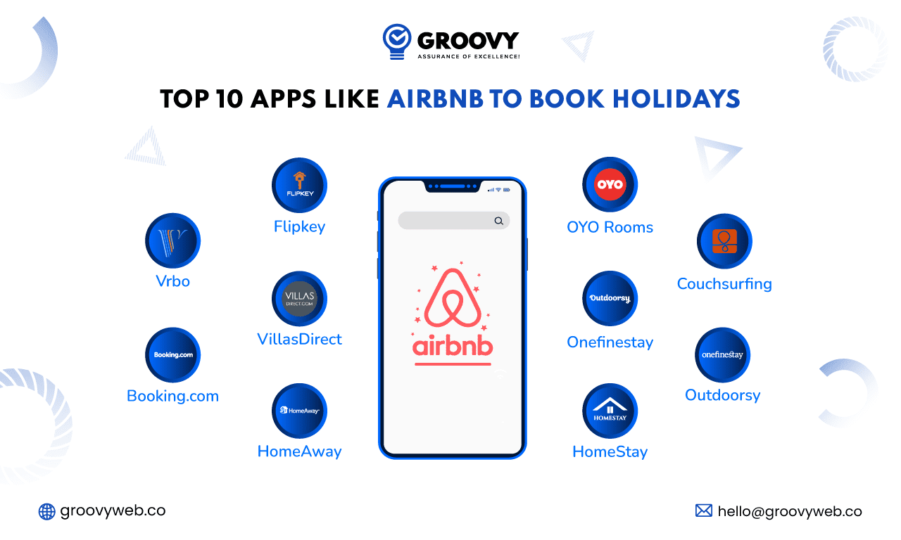 Top 10 apps like airbnb to book holiday