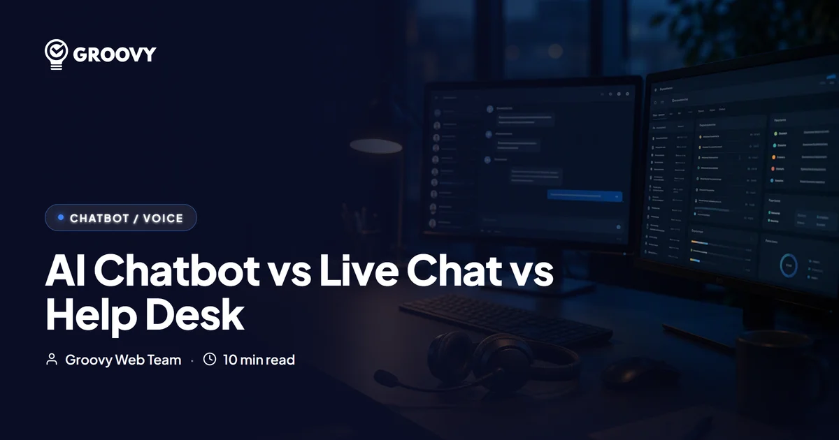 AI Chatbot vs Live Chat vs Help Desk: Which One Actually Cuts Support Costs?