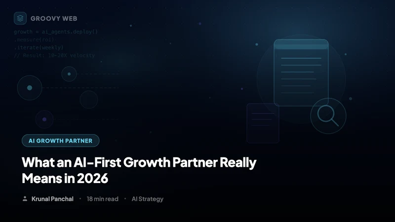 What Is an AI-First Growth Partner? The Definitive Guide for 2026