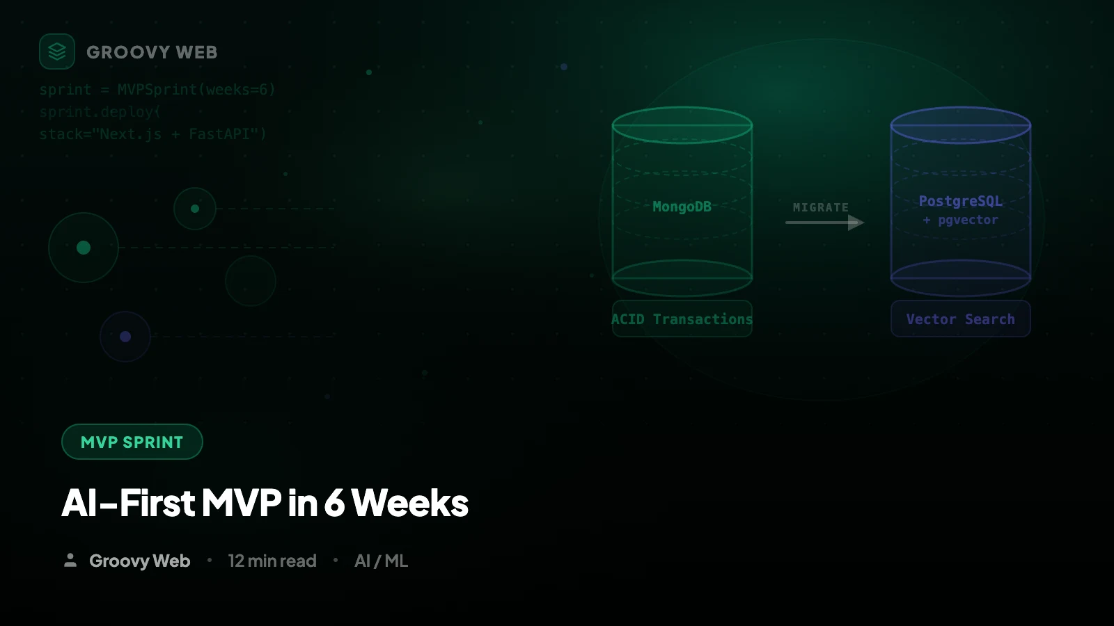 AI-First MVP Development: How to Build and Launch in 6 Weeks, Not 6 Months