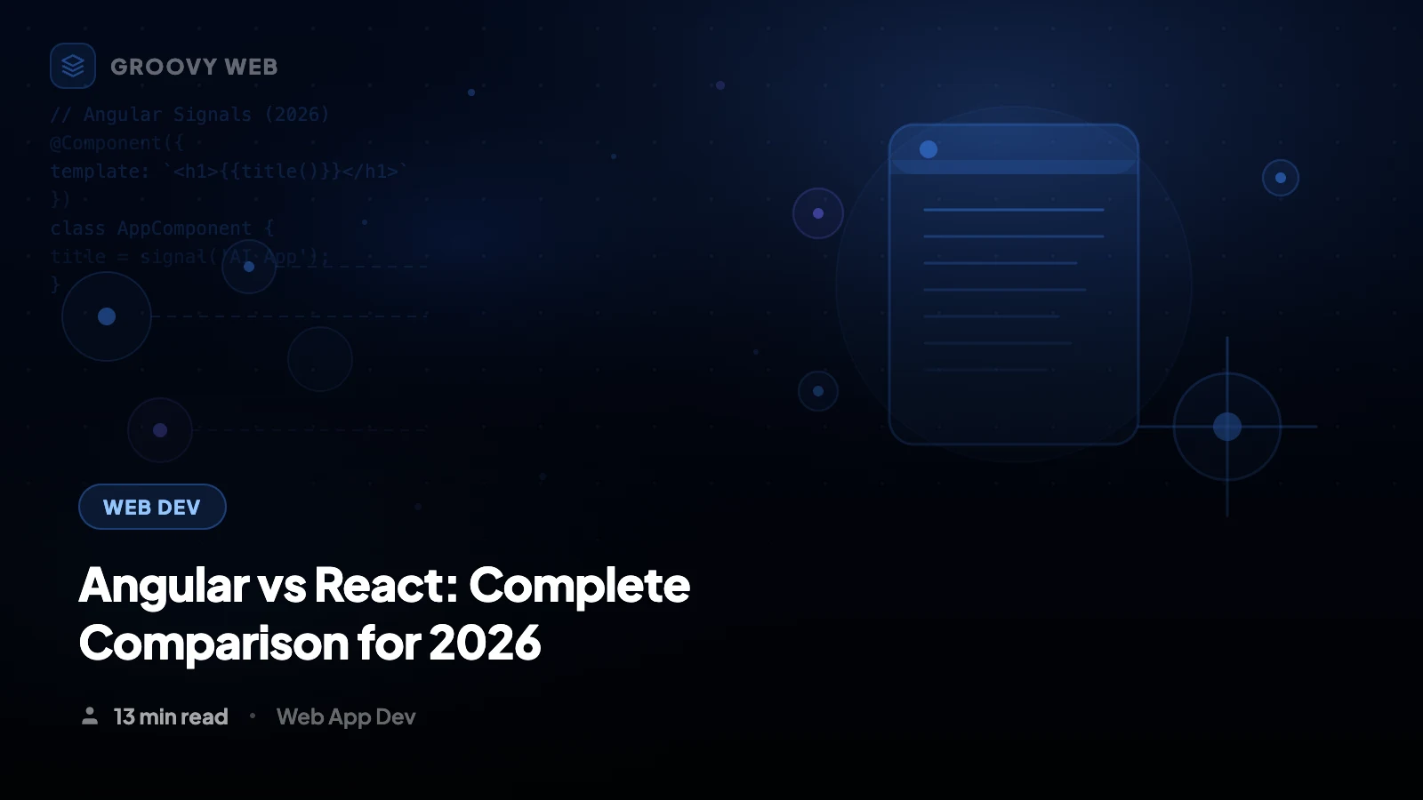 Angular vs React: Complete Comparison for 2026