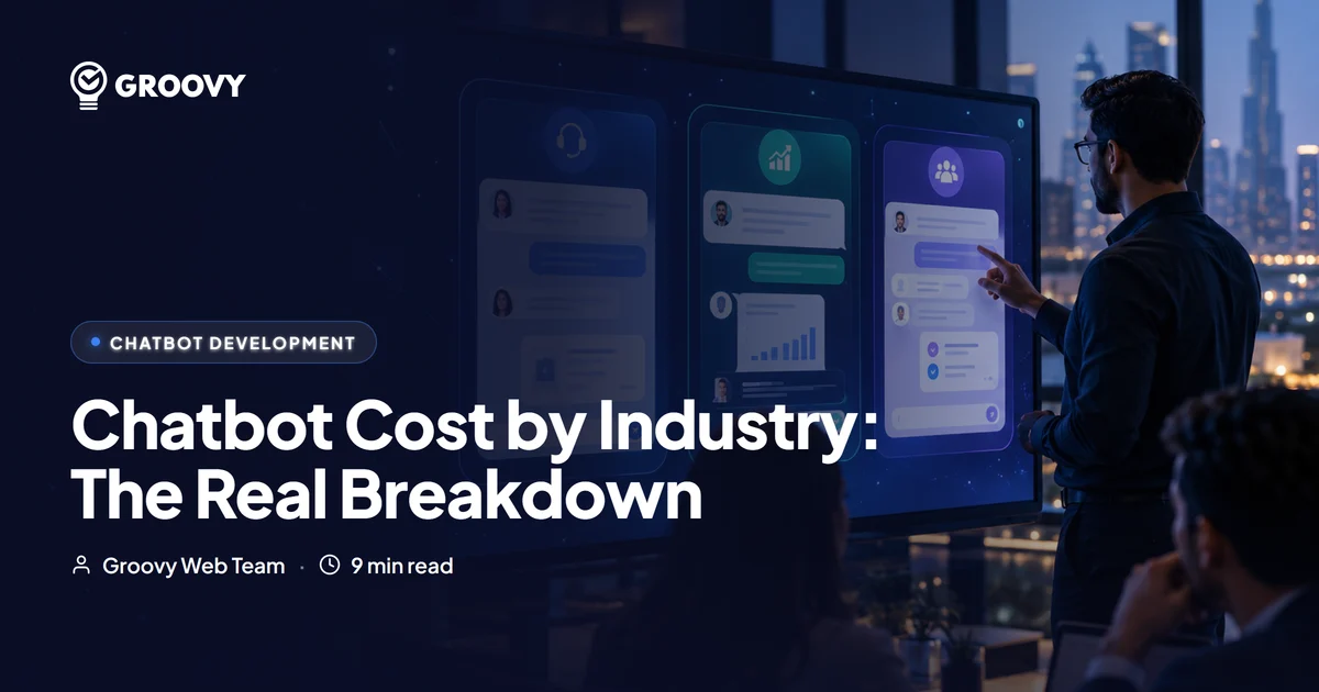 Chatbot Development Cost by Industry: Healthcare, Fintech, Ecommerce & Real Estate (2026)