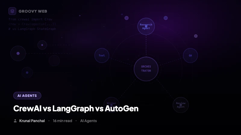 CrewAI vs LangGraph vs AutoGen: Which AI Agent Framework in 2026?