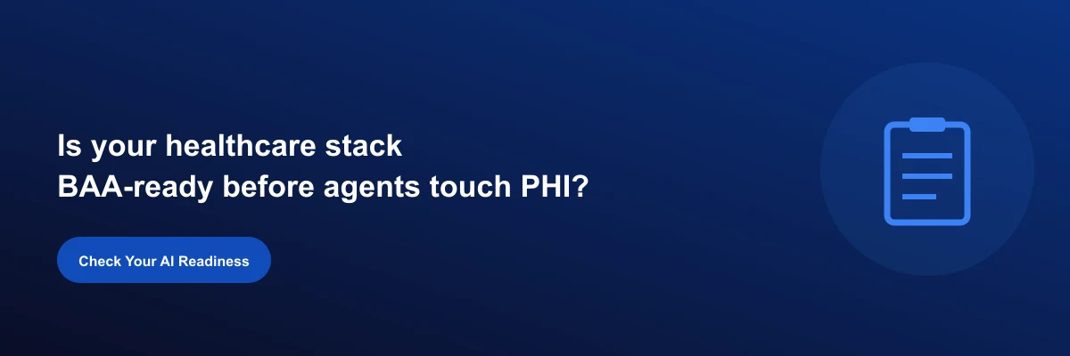 Check if your healthcare stack is BAA-ready