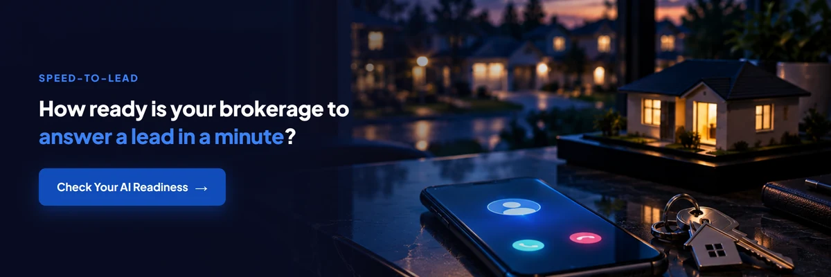 How ready is your brokerage to answer a lead in a minute? Check your AI readiness