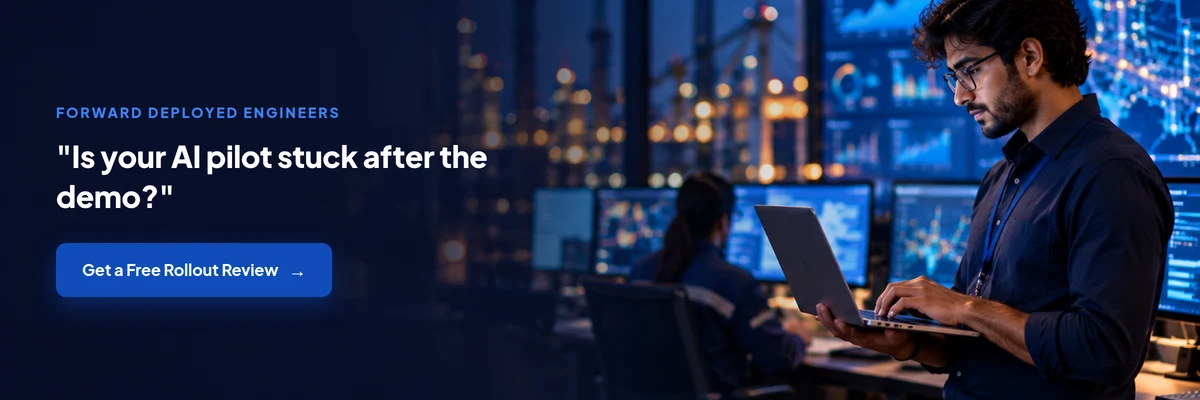 Is your AI pilot stuck after the demo? Talk to a forward deployed engineer