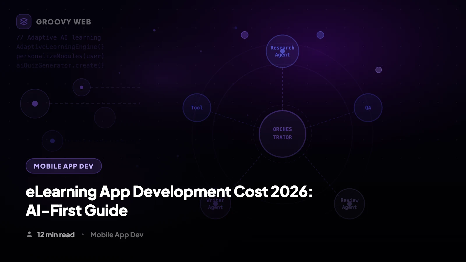 eLearning App Development with AI-First Teams in 2026: Cost, Features & Timeline