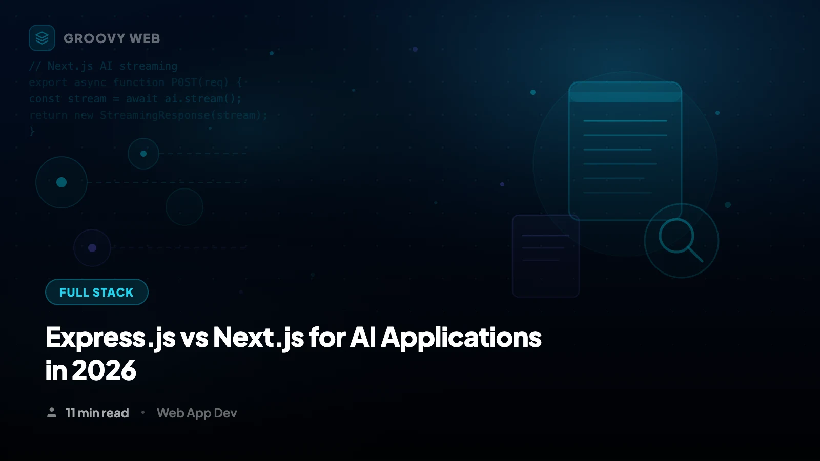 Express.js vs Next.js for AI Applications in 2026