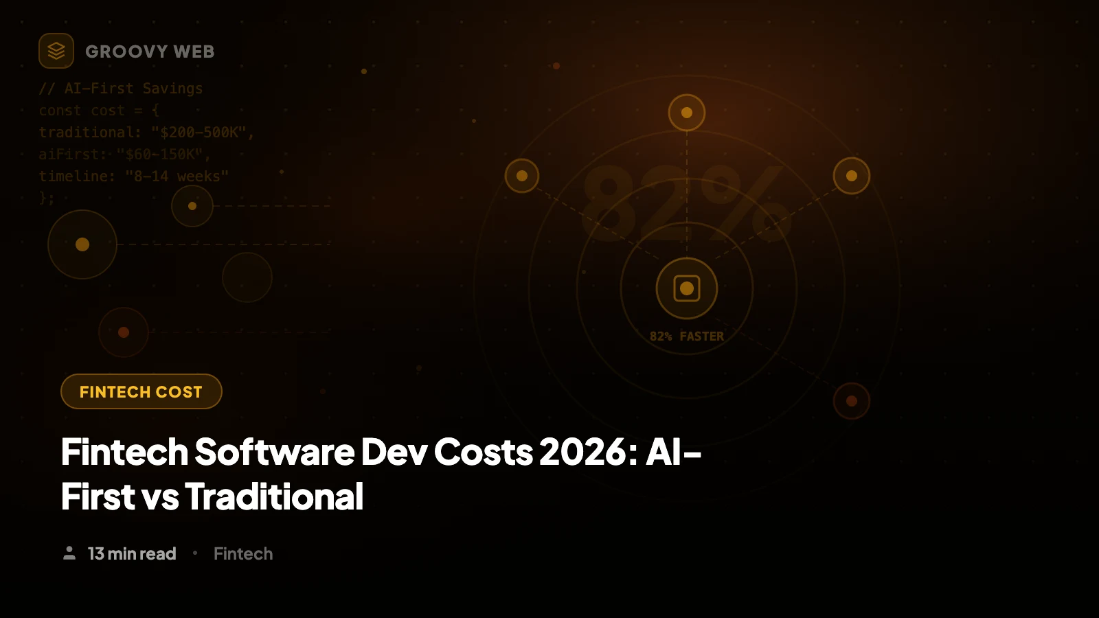 Fintech Software Development Costs in 2026: AI-First vs Traditional