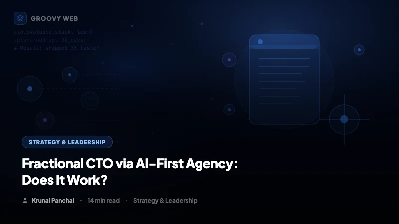 Fractional CTO via AI-First Agency: Does It Work?