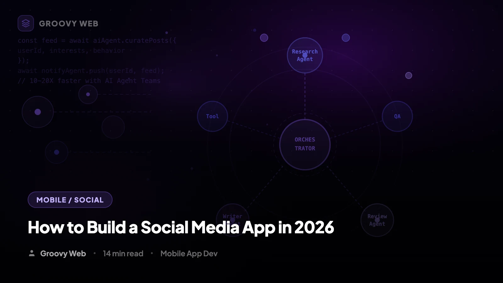 How to Build a Social Media App in 2026: The AI-First Complete Guide