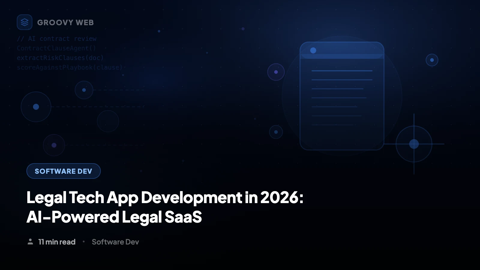 Legal Tech App Development in 2026: Building AI-Powered Legal Software