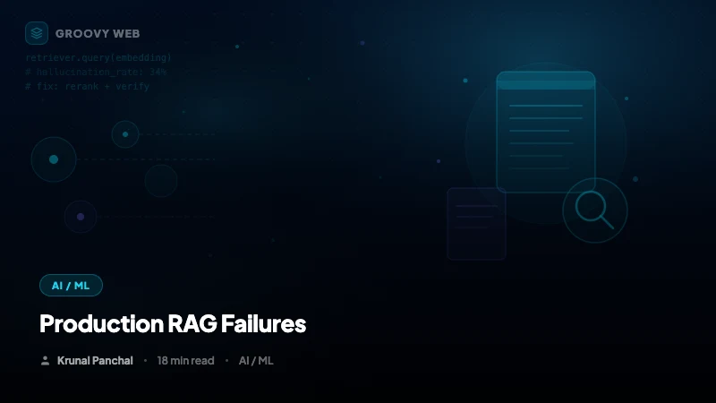 Production RAG Failures: 9 Ways Your Retrieval System Breaks (And How to Fix Each One)