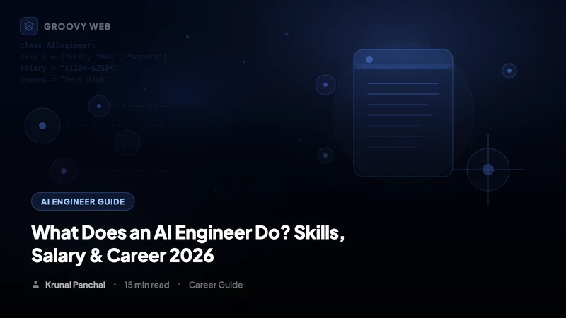 What Does an AI Engineer Do? Skills, Salary & Hiring Guide for 2026