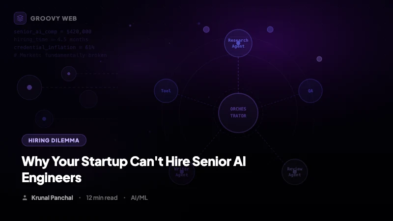 Why Your Startup Can't Hire Senior AI Engineers (And What To Do Instead)